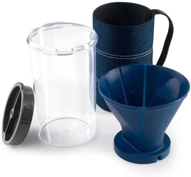 GSI Outdoors 30 fl. oz. JavaDrip for Portable Drip Coffee System at The Office or Camping,Blue
