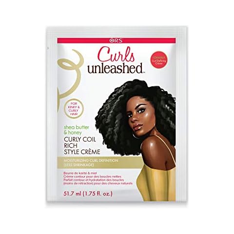 Curls Unleashed Shea Butter and Honey Curly Coil Rich Style Creme, 1.75 Ounce Travel Packet (Pack of 2) Cover