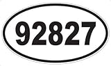 US Decal, Inc. Number 92827 Oval Sticker
