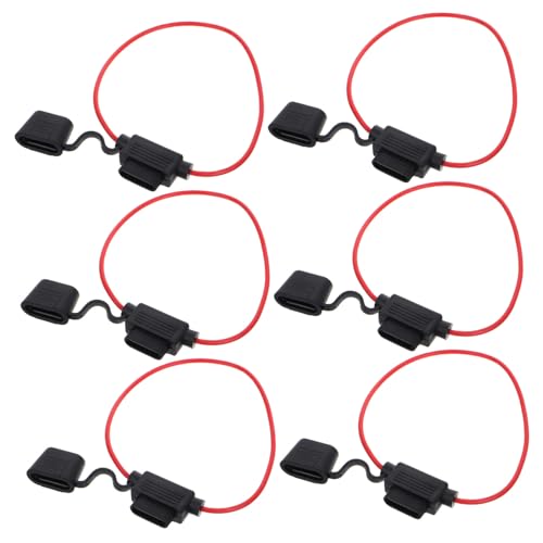 ARTSEWPLY 6 Piezas Kit de Soportes Impermeables para Fusibles de Calibre Portafusibles Línea y Ligero para Protección y Reparación de Circuitos Automotrices Compatible con Múltiples Modelos
