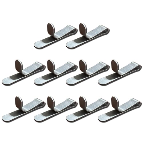 THINCAN 10 anillos de fijación para tartas, acero inoxidable, anillos de postre, para pasteles de postre, magdalenas, acero inoxidable, clips de reparación