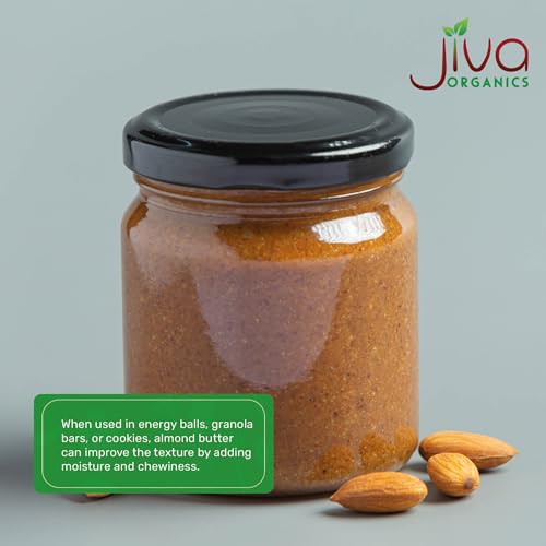 Jiva Organics EV-QWGC-R8PN-CA Raw Sprouted Organic Almond Butter 8-Ounce Jar thumb #4
