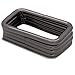 Generic Metal Gun Black Rectangle Buckle 1.5" X 0.8" Inside Dimensions Loop Ring Belt and Strap Keeper for Backpack Bag Accessories Pack of 10