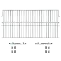 FCCUM Stainless Steel Warming Rack Compatible with Masterbuilt Gravity Series 1050 Digital Charcoal Grill + Smoker, Foldable Grate Replacement Parts of MB20041220