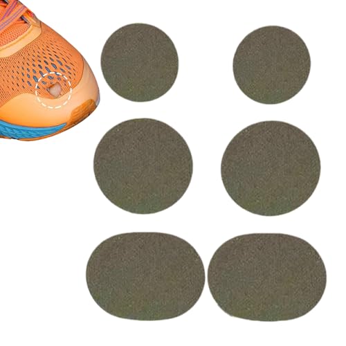 Genérico Parches Para Zapatos - Adhesivo Antirotura en Puntera | 6 Piezas Parches Flexibles Para Disfraces Ropa De Bebé Sombrero Chaquetas Botas De Senderismo Mochilas