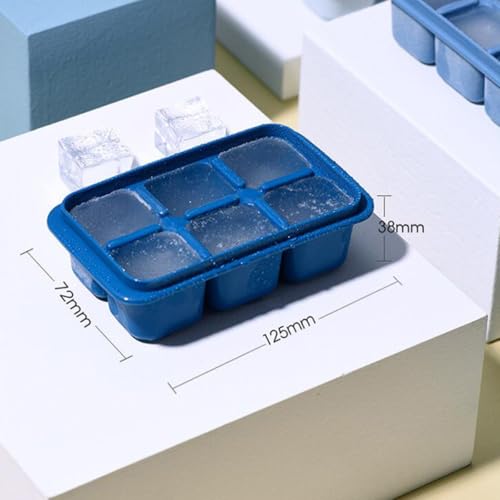 Mini moldes de hielo en plástico, set 6 piezas miniatura 2