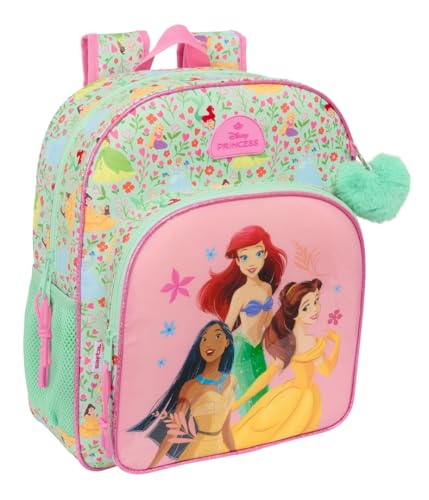 Principesse Disney Bloom – Zaino Scuola Per Bambini, Zaino Per Bambini, Adattabile Al Carrello, Ideale Per Bambini In Età Scolastica, Comodo E Versati