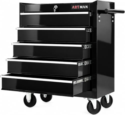 nifoti 5 Drawers Rolling Tool Chest on Wheels