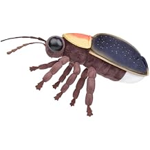 FRANKIEZHOU Simulation Firefly Stuffed Animal-10 inch,Glow in The Dark,Soft Toy for Kids,Home Decor,Hugging Toy