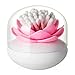 ESTD 1Pc Lotus Toothpick Cotton Bud Swab Holder Storage Box Home Decor