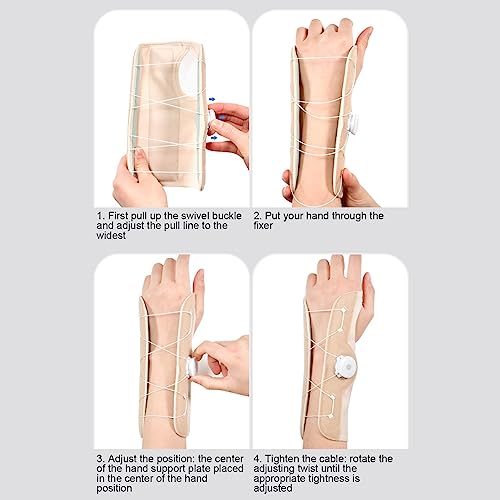 Suporte de Bainha de Tendão de Pulso, Cinta de Apoio de Mão Ergonômica Placa de Alumínio Compressão