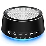 White Noise Machine Night Light Sound Machine with...