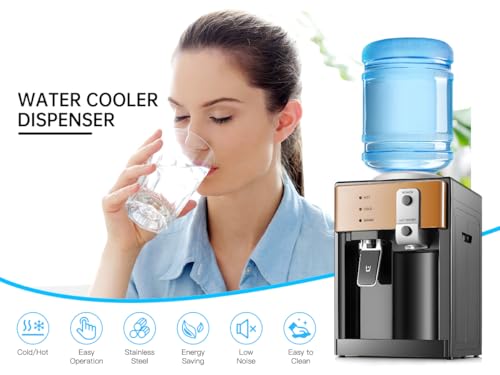 Housiwill Countertop Water Dispenser drip tray and bottle seat design