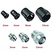 20PCS Plastic LED Lamp Socket Diode Clip Holder Shell Panel Display Bezel Mount Black 10mm