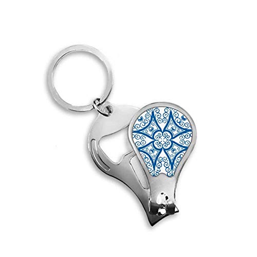 Coupe-ongles bleu motif Talavera accessoire pédicure de précision pour ongles de pieds