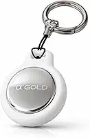 Rastreador Air Tag com Alarme de Sonoro Localizador Smart Tag Compatível com Buscar Apple 1 ano de bateria Localizar Pets e Crianças GPS para Chaves Case em Silicone e Chaveiro Incluso