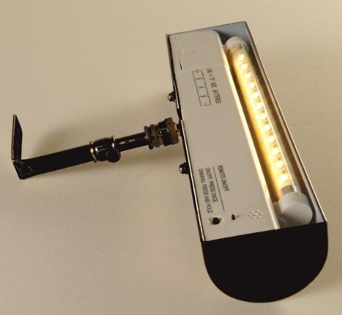 Filmpharm,Inc. Led Remote Control Picture Light Cordless – Matte Black Finish – For Pictures Up To 3 Feet Wide- Safe For Artwork – No Uv And No Heat – Solid Steel Frame 1.3 Lbs – Dimmer Included #TOP1