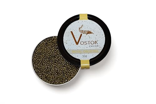 Kaluga Hybrid Caviar Premium Grade A Sturgeon Roe 4.4oz Tin (125g)