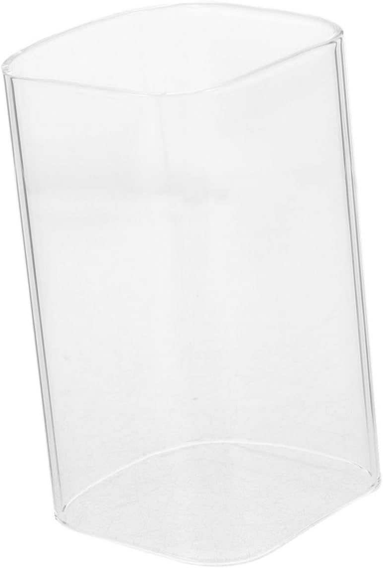 Holibanna Clear Candle Holder Open Ended Candle Shade for Home Decor Decorative Cover for Weddings Birthdays and Centerpieces