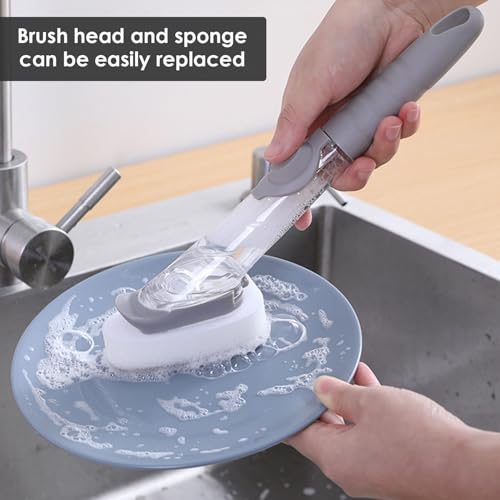 1 Juego De Cepillos De Limpieza, 2 Trapos, Herramientas De Limpieza, Cepillo para Utensilios De Cocina, Cepillo para Limpiar Fregadero, Cepillo para Limpiar Mangos - imagen 5