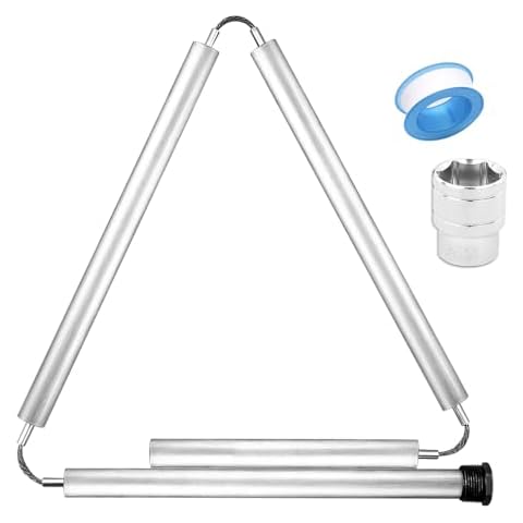 44" Flexible Magnesium Anode Rod, Hot Water Heater Anode Rod for GE, Rheem, Reliance, Kenmore Water Heater Tanks Cover