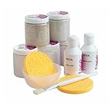 Kit Contains the following: 1 x Rose Water 150ml 1 x Witch Hazel 150ml 1 x Magnesium Carbonate 50g 1 x Calamine Powder 120g 1 x Fullers Earth 100g 1 x Kaolin 120g 1 x Fine Oatmeal 180g 1 x 4; Bowl 1 x Mask Brush 1 x Pack 2 Mask Removing Sponges and Mixing Instructions