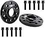 KSP 5X100 & 5X112 Wheel Spacers, 2PCS 15mm Hubcentric Forged Spacers with Sphere Seat Lug Bolts fit for A3 A4 A6 A8 S4 S6 S8 Quattro TT 5 Lug Thread Pitch M14x1.5 Hub Bore 57.1mm