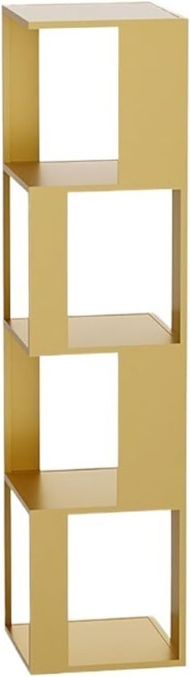 Desktop Bookshelf Modern Light Luxury Floor Bookshelf Iron Baked Enamel Shelving Unit for Office Study