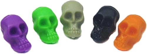 Miniatura 6 de 50 piezas de mini calaveras de Halloween, mini esqueletos en miniatura, cabezas de calavera de Halloween, calaveras pequeñas, juguetes complicados,
