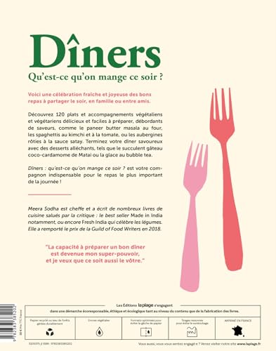 Dîners - Qu'est ce qu'on mange ce soir ?: 120 recettes végétaliennes et végétariennes idéales pour le plus important repas de la journée ! – vue 2