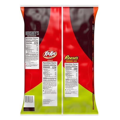 Hershey's Assorted Chocolate Halloween Candy Bulk Variety Pack, 80.39 oz | Halloween Chocolate Candy, Bulk Assorted, Great for Trick or Treating, Individually Wrapped Miniatures, 265 pieces - image 3