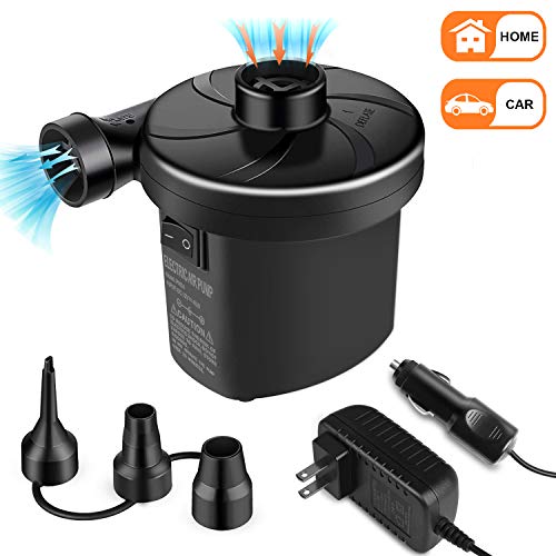 semai Electric Air Pump Portable Quick Fill Air Pump for Inflatable Couch, Air