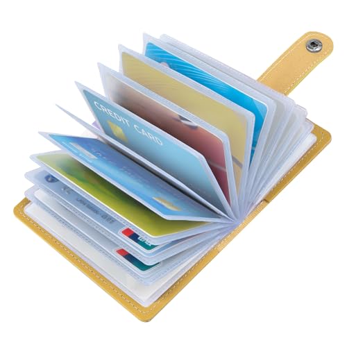 OSDUE Porta Carte di Credito Pelle PU, Portafoglio RFID/NFC Secure