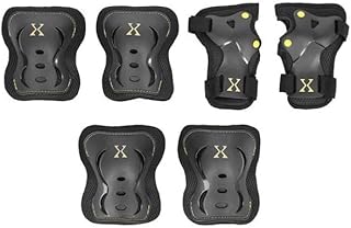Nils - Juego de protectores para patines en línea, talla S, M, L, XL, color negro