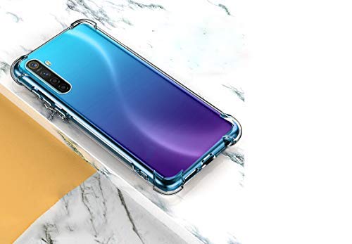 REALCASE Ultra Thin Soft Silicone TPU Back Cover Case for Oppo Realme XT, Transparent