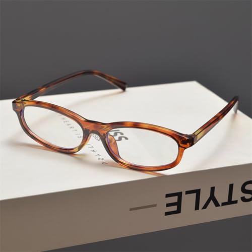 Kursan Oval Sunglasses for Women Men Fashion 90s Style Small Narrow Face Sun Glasses (Tortoise) — view 2