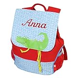 toller leichter Rucksack für Kita, Kindergarten und Freizeit der mit Namensstickerei unverwechselbar wird