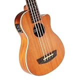 Kala Brand Music Co. SCOUT FRETLESS ACOUSTIC-ELECTRIC U • BASS (UBASSSCOUTFL), satynowy mahoń
