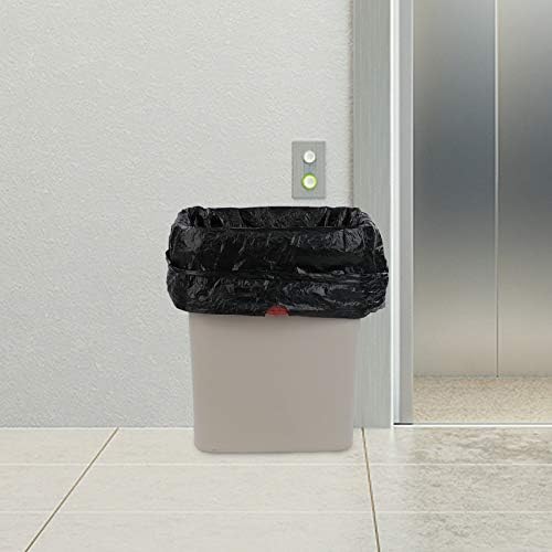 Xowine Kitchen Drawstring Bin Liners, 30 L Black Drawstring Bin Bags, 105 Bags