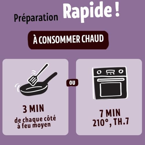 CÉRÉAL BIO – Galettes Bio Roquefort AOP & Figue – Boulgour de Blé Bio – Recette Sucré–Salé Végétarienne – Galettes Végétales Gourmandes – Prêtes en 5 min – Nutriscore A – 200 g – vue 3
