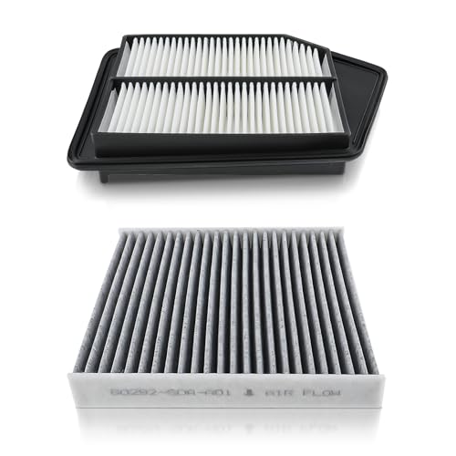 AUTOKAY 2.4L Cabin & Engine Air Filter Combo Set Fit for Honda Accord & Acura TLX 4CYL 2013 2014 2015 2016 2017 by AUTOKAY - Used condition - CA$19.66