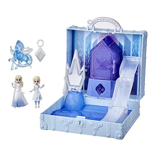 Disney Frost 2 pop up äventyr Ahtohallan äventyr lekset med handtag, inklusive 2 ELSA dockor, leksaker för barn