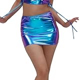 Bauchtanz Kostüm Damen Punker Karneval Einfaches Weiberfastnacht Glitzer Kleid Fasching Sequin Jahre Faschingskostüme Hexe für Fasnacht Kurzer Lustig Rocker Partner Kostüm Glitzer Damen XXL
