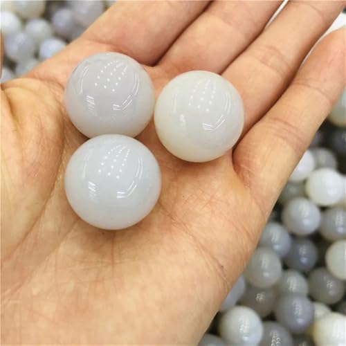 Stone White Agate Agate Ball Crystal Ball Home Decoration(5pc)