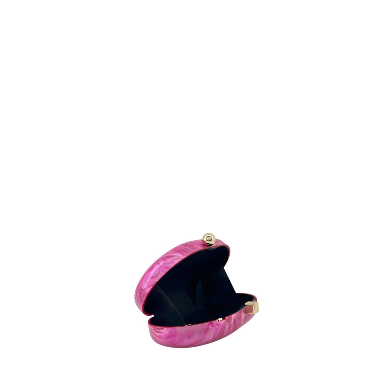 MODELISA - Bolso Clutch De Mano Elegante Ovalada Cadena De Hombro Boda Fiesta Noche Evento Para Mujer