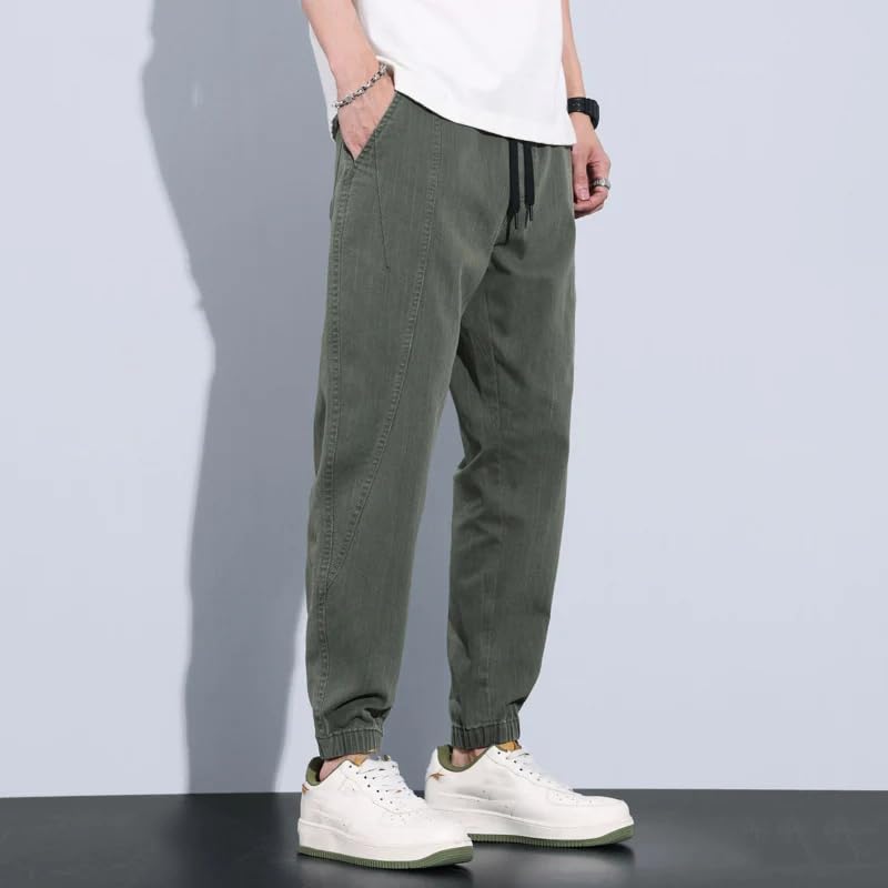 Spring Summer Jogger Pant Men Harajuku Cargo Jeans Casual Harem Denim Korean Hip Hop Sweatpants Male Trousers4