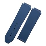 hublot classic fusion titanium prix Producto nuevo LQXHZ Accesorio For Reloj, Cinturón De Silicona Compatible Con Hublot, Correa De Reloj, Correa De Reloj Con Hebilla De 25*19mm Y 22mm, Serie Classic Fusion(Light Blue,WITHOUT BUCKLE_25X19MM 22MM BUCKL