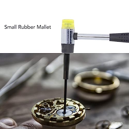 Ferramenta de Martelo de Martelo de Borracha Pequena de 2 Unidades, Bloco de Batida de Martelo Com E