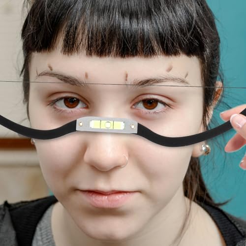 Healvian Règle à Sourcils En Alliage Arc De Précision Niveau Intégré Pour Esthéticiennes Maquillage Semi-permanent Et Tatouage Sourcils Professionnel – vue 8