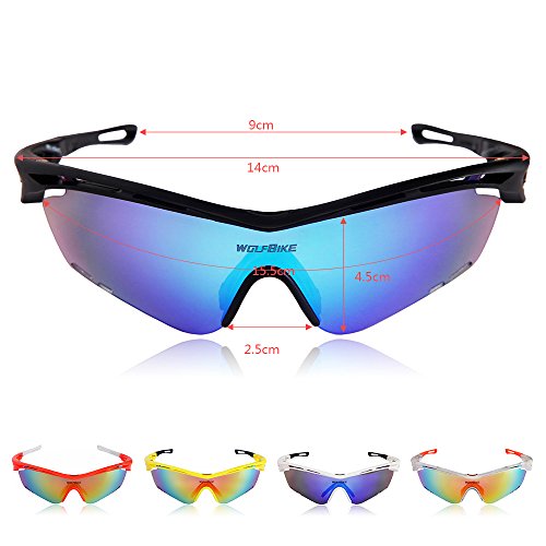 DECDEAL Lentes Unisex polarizada Ciclismo Óculos Outdoor Sports bicicleta Goggles intercambiáveis